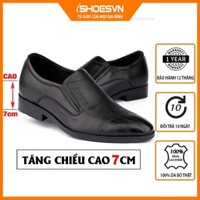 ISHO10PT (Giảm 10%) Giày tây nam tăng chiều cao, giày tây tăng chiều cao 7cm ISHOESVN IS304