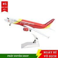 [ishop268] Máy bay Vietjet Air mô hình loại 20cm - Mua hàng an tâm