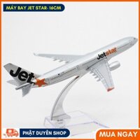 [ishop268] (VIDEO)Máy bay 16cm kim loại mô hình Jet Star - Mua hàng an tâm