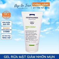 Isis Pharma Gel rửa mặt giảm nhờn, ngừa mụn cho da thường Isis Pharma Teenderm Gel