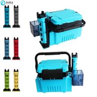Isita Hộp Câu Cần Đứng, Hộp Câu Cá Bằng Nhựa Di Động, Tổ Chức Ngoài Trời Bền Đế Chắc Chắn Chèn Kẹp Hộp Câu Thùng Giá Đỡ Angler Tiếp Liệu