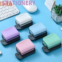 Isitaftb Giấy 6 lỗ đục lỗ, Đóng sách thủ công DIY Scrafts Loose-leaf Punch, Máy cắt giấy di động A4 B5 A5 Loose-leaf DIY Hole Punch Notebook