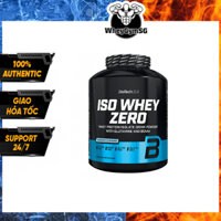 ISO WHEY ZERO Sữa Whey Dinh Dương Tăng Cơ Phục Hồi Cơ Bắp Whey Isolate Protein BioTech ISO WHEY ZERO 5lbs 90 Ser.