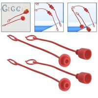 ISO7241B Hydraulic Coupling Dust Cap Set for 1/4 to 1 Inch Red Rubber Protection