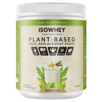 IsoWhey Plant-Based Meal Replacement Shake hương vani 550g