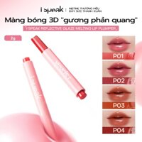 Ispeak-THƯƠNG HIỆU ĐẦY SỨC THANH XUÂN CỦA MISTINE Son dưỡng có màu dạng thỏi bấm Ispeak 2g