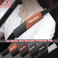 Isuzu 2 Chiếc Dây An Toàn Ô Tô Miếng Lót Vai Da Bảo Vệ Vai Tự Động Đai An Toàn Dành Cho Panther Elf Traga Dmax Mux Trooper MU7 TFR Crosswind Panther Sportivo