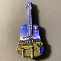 Italia apennine peninsula Pompomii Ba Chiều Có Nam Châm Trang Trí Đàn guitar