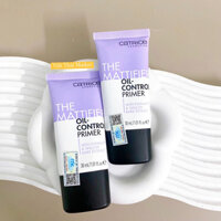 [Italia] Kem Lót Catrice Primer Oil Control Tím Kiềm Dầu Che Phủ Lỗ Chân Lông Cho Lớp Nền Mịn Lâu Trôi Da Dầu Mụn 30ML