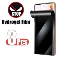 Itels25 3 Chiếc Full Cover Chống Gián Điệp Riêng Tư Mềm Hydrogel Cho itel S25 Ultra Power 70 P55 Plus Zeno 10 Màu Pro A80 P65 A50C A50 S24 RS4 Bảo Vệ Màn Hình Điện Thoại Chống Cháy Nổ