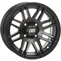 ITP SS ALLOY SS316 Matte Black Wheel with Machined Finish (14x7"/4x110mm)