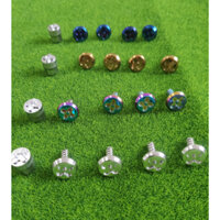 (itsok) Đai Ốc Chống Trộm Đuôi Đèn + 4 Ốc Vít Cho isuzu d-max vigo revo (1 Bộ Ống Tay Áo)