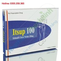 Itsup 100 - Thuốc điều trị rối loạn cương dương hộp 4 viên