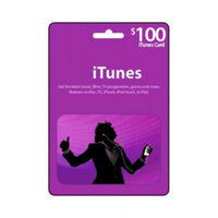 iTunes Gift Card 100 US Dollars