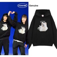 [ITZAVIBE] Áo hoodie Cat & Dog Friends, Áo hoodie NCT Jeno Jaemin, Áo hoodie in hình mèo, Áo hoodie in hình chó, Hàn Quốc