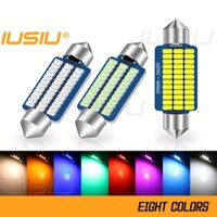 Iusiu 2 Chiếc Festoon 31mm Led Dome Light Cho Xe Ô Tô C3W C5W C10W 28mm 36mm 41mm 39mm Nội Thất Tự Động Đọc Trần Bản Đồ Bóng Đèn 3014 Biển Số Chiều Rộng Cốp Xe Báo Đá Xanh Trắng Ấm