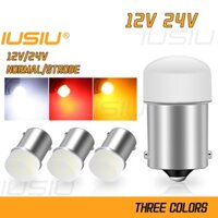 Iusu 2 Chiếc 12V 24V Bình Thường / Flash 1157 Led 1156 Bay15d Ba15s P21w P21 5w 9SMD 3014 800LM Đèn Tín Hiệu Ngược Xe Tải Đèn Phanh Đuôi Xe Máy Đỗ Xe Đèn Đảo Chiều DRL