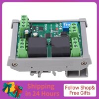 Iuxishop 2 Channel Relay Board  Default 9600BPS DC 12V Relay Module Multiple Working Modes TVS  Surge Protection  for DIY Electrical Equipments