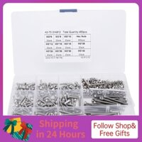 Iuxishop 450pcs M3 Cup-Head Hex Socket Screw With M2.5 Wrench Assortment Kit