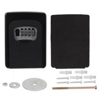 Iuxishop Key Lock Box Storage Wall Mounted Security 4 Digit Combination