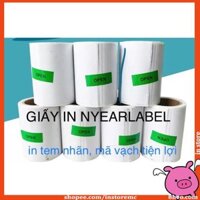 ivn063 giấy in nyear label 20 cuộn tem nhãn mã vạch tiện lợi