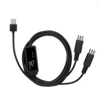 Ivu CREATOR Cáp MIDI đa năng Bộ chuyển đổi cáp MIDI sang USB 5 chân Tương thích với nhiều hệ điều hành khác nhau