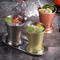 [Ivy] 350ml Bạc Hà Julep Cốc Cocktail Inox Cốc Hỗn Hợp Đồ Uống Cốc Martini Mojito Uống Thanh Tiệc Bia Cốc Julep Bar Ly Rượu TỐT