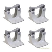 Ivy Bộ 4 Cây lau nhà và chổi Giá đỡ cây lau nhà tự dính Dụng cụ tổ chức tại nhà