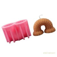 Ivy Khuôn Silicon Hoa Hồng Cầu Hình Khuôn Thạch Cao Khuôn Đúc Khuôn Trang Trí Khuôn Đồ Thủ Công Cho Bữa Tiệc