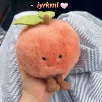 Iyrkml793 Đồ Chơi Nhồi Bông, Hoạt Hình 14cm Trái Cây Đào Có Chân Búp Bê, Quà Tặng Sinh Nhật Mềm Mại Sáng Tạo Dễ Thương Trang Trí Nhà