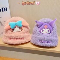 Iyrkml793 Mũ Ấm Sanrio, Mũ Cotton Hello Kitty Mềm Chống Gió, Mũ Hoạt Hình Dày Sang Trọng Cho Bé Du Lịch Ngoài Trời
