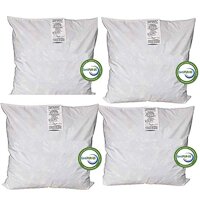 IZO All Supply Premium Hypoallergenic Throw Pillow 4 Pack (16"x16", Memory Foam Stuffed) (20"x20" 4PACK Memory)