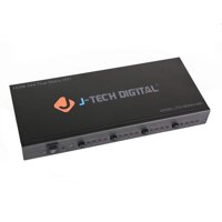 J-Tech Digital ProAV Ultra HD 4K HDMI Matrix 4X4 Switcher 4 Ports Inputs and 4 Port Outputs Supports 4Kx2K@30HZ, HDCP, 3D & Deep Color, HDMI 1.4 Co...