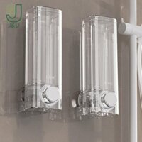 J & U 450ML Không Đục Cốc Hút Xà Phòng Hộp Đựng Nước Rửa Tay Treo Tường Chai Báo Chí Dầu Gội Chai Cho Phòng Tắm Và Nhà Bếp Mới