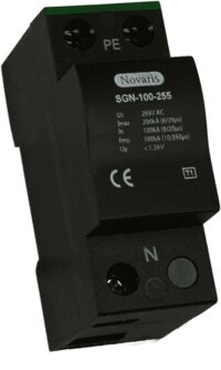 J311-3 Novaris SGN-100-255 Spark Gap Arrestor, 3 Phase, 50kA 10/350us Class 1-2, 255VAC