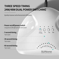 J43 24W/48W UV/LED dưỡng móng tay máy mài  móng đèn hơ đèn uv móng tay Đèn sấy móng nhanh khô Công