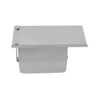 (JACH) Modern Stainless Steel Wall Mount Toilet Paper Holder with Phone Shelf Roll Paper Holder Bathroom Fixture Bathroom