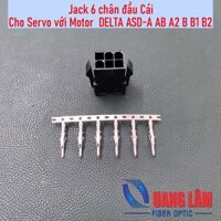 Jack 6 chân đầu Cái Cho Servo với Motor  DELTA ASD-A AB A2 B B1 B2