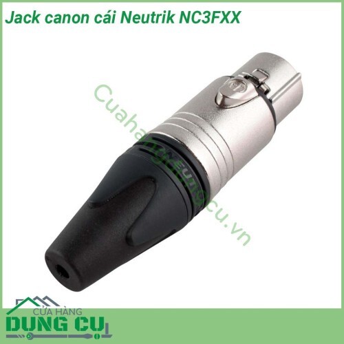 Jack canon cái Neutrik NC3FXX