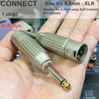 jack canon sang 6ly - 6.5mm mono male to XLR male adapter