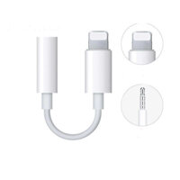 jack chuyển chuyển đổi sang cổng tai nghe 3.5mm dành cho điện thoại I P HO N E DÙNG ĐỂ LIVETREAM và tai nghe HÀNG ZIN