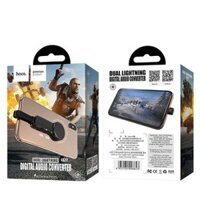 Jack chuyển Đổi 2 Cổng chân IPVừa Nghe Vừa Sạc Hỗ Trợ mic Đàm Thoại chơi game bubg hoco LS22 pkz