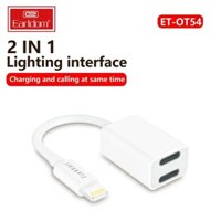JACK CHUYỂN ĐỔI 2IN1 LIGHTNING EARLDOM OT54 chính hãng