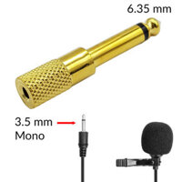 Jack chuyển đổi 6.35mm sang 3.5mm Micro Mono