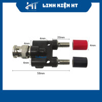 Jack chuyển đổi BNC sang bắp chuối đực 4mm P7009 (5c)- Linh kiện HT
