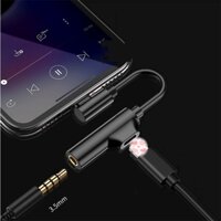 Jack chuyển đổi điện thoại táo sang 3.5mm, 1 cổng ra 2 cổng