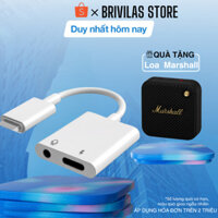 Jack Chuyển Đổi ,Jack Chia Cổng Sạc + Tai Nghe Có Hỗ Trợ Míc Cho IP7,7 Plus,8,8 Plus/X/Xr/Xs/Xsmax