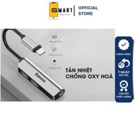 Jack chuyển đổi tai nghe cho IP3 in 1 vừa sạc vừa nghe nhạc có mic chân Baseus L52-SPK Official