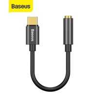 Jack chuyển đổi tai nghe type c sang 3.5 có mic đàm thoại Baseus -  đầu chuyển typec ra 3.5mm