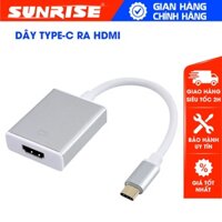 Jack chuyển đổi Type-C sang HDMI độ phân giải 4K, Hub chia cổng từ điện thoại sang màn hình, máy chiếu, Tivi